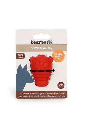 Beeztees Sumo Mını Dental Oyuncak Xxs Kırmızı 4,