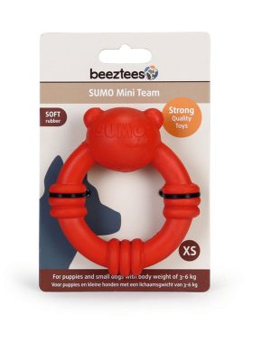 Beeztees Sumo Mını Dental Oyuncak Kırmızı 9,5x10,