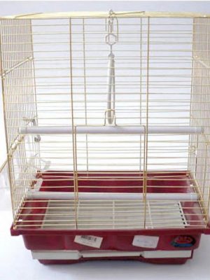 Dayang İki Kapılı Düz Muh.kafesi Pirinç 30*23*39cm