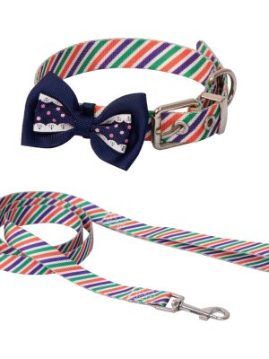 Eastland Papyonlu Boyun Tasma 20mm 40-50 Cm + Uzatma 120cm Çizgili Desenli