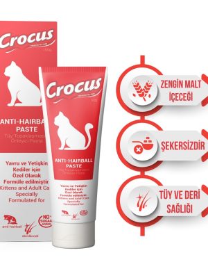 CROCUS ANTI HAIRBALL KEDI MALT MACUNU 100 GRAM X 2 ADET
