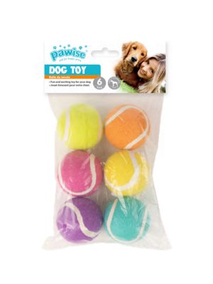 Pawise 6 adet Tenis Topu 5 Cm Çap