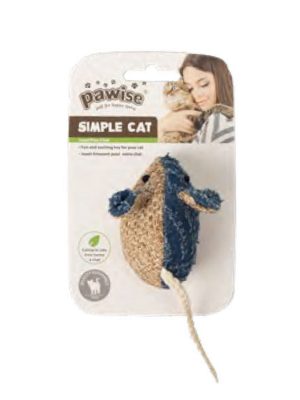 Pawise Simple Cat Hasır Kedi Oyuncağı Fare