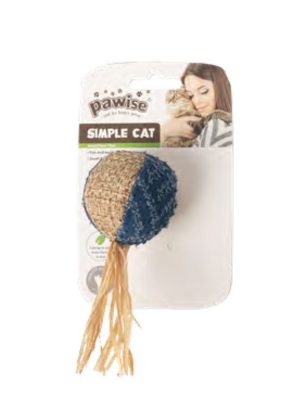 Pawise Simple Cat Hasır Kedi Oyuncağı Top