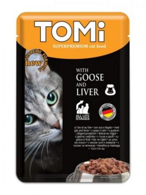 TOMI 4 ADAET KEDI KAZ - CIĞER POUCH MAMA 100GR