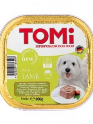 Tomi Köpek Kuzu Etli Pate Alüminyum Yaş Mama 300gr (pate)