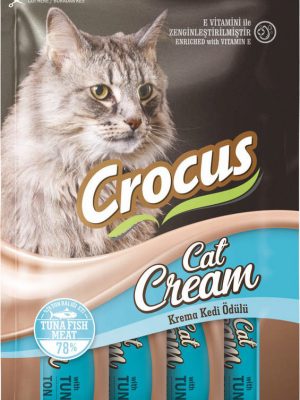 Crocus Ton Balıklı Krema Kedi Ödülü 4x15g