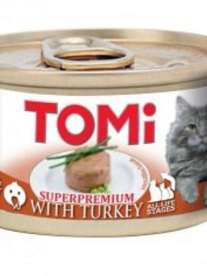 Tomi Kedi Hindi Etli Yaş Mama 85g