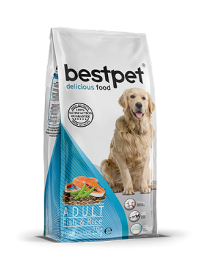 Bestpet 15 kg Yetişkin Köpekler İçin, Balık Etli Ve Pirinçli Kuru Mama