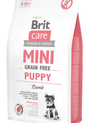Brit Care 7 kg Mini Irk Yavru Köpekler İçin, Tahılsız, Hipoalerjenik Kuzu Etli Kuru Mama