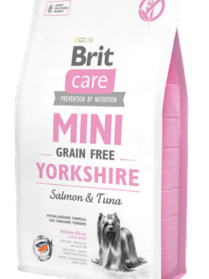 Brit Care 2 kg Mini Irk Yorkshire Terrier Köpekler İçin, Tahılsız, Hipoalerjenik, Somon Ve Tuna Balıklı Kuru Mama