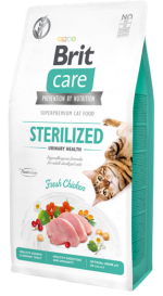 Brit Care 7 kg İdrar Yolu Problemi Olan Kısırlaştırılmış Kediler İçin, Tahılsız, Hipoalerjenik, Taze Tavuk Etli Kuru Mama