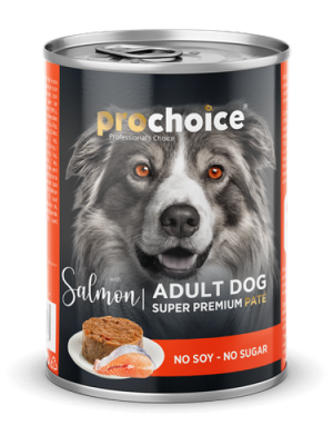Prochoice 400 gr X 12 ADET Yetişkin Köpekler İçin, Somon Balıklı Ve Pirinçli Ezme