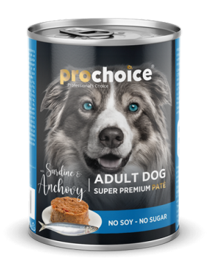 Prochoice 400 gr X 12 ADET Yetişkin Köpekler İçin, Sardalya Ve Hamsi Balıklı Ezme