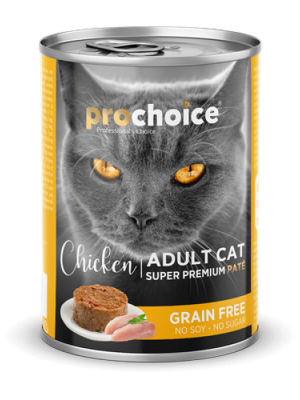 Prochoice 400 gr X 12 ADET Yetişkin Kediler İçin, Tahılsız, Tavuk Etli Ezme