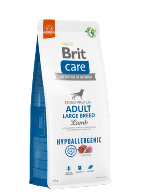 Brit Care 12 kg Yetişkin Köpekler İçin, Tek Proteinli, Hipoalerjenik, Kuzu Etli Kuru Mama