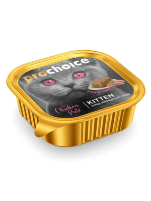 Prochoice 100 gr X 16 ADET Yavru Kediler İçin, Tahılsız, Tavuk Etli Ezme