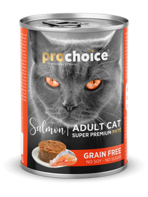Prochoice 400 gr X 12 ADET Kısırlaştırılmış Kediler İçin, Tahılsız, Somon Balıklı Ezme