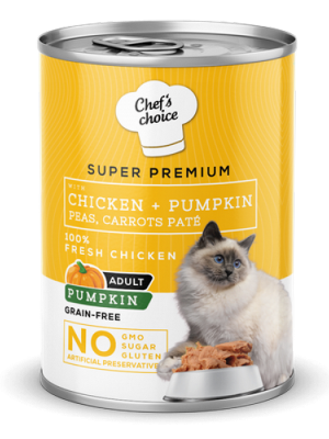 Chefs Choice 400 gr X 12 ADET  Yetişkin Kediler İçin, Tahılsız, Hipoalerjenik, Tavuk Etli, Balkabaklı, Bezelyeli Ve Havuçlu Ezme