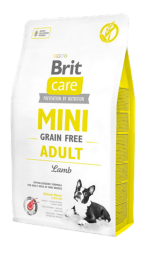Brit Care 2 kg Mini Irk Yetişkin Köpekler İçin, Tahılsız, Hipoalerjenik Kuzu Etli Kuru Mama