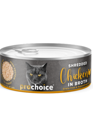 Prochoice 70 gr X 12 ADET Tahılsız, Hipoalerjenik, Tiftiklenmiş Tavuk Etli Yaş Kedi Maması