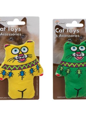 Eastland Kedi Otlu Öten Peluş Kedi 11,5cm