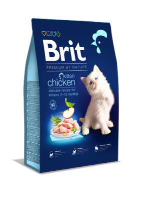 Brit Premium 8 kg By Nature Yavru Kediler İçin, Tavuk Etli Kuru Mama
