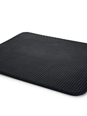 Beeztees Kedi Tuvaleti Paspası, İki Katmanlı, Siyah, 60x50cm