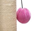 Beeztees Kedi Tırmalama ve Oyuncağı, Pembe, 27x27x40cm - Görsel 6