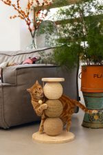 Beeztees DBL Kedi Tırmalama ve Oyuncağı, 34x34x47,5cm - Görsel 4