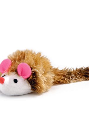 Beeztees Kedi Oyuncağı, Uzun Tüylü Fare, 12x7x4,5cm