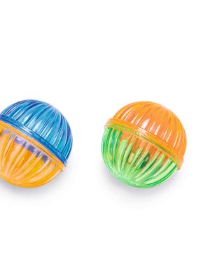 Beeztees Kedi Oyuncağı, Sesli Top, 2 Adet, 4cm