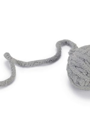 Beeztees Yavru Kedi Oyuncağı, Kuyruklu Yün Top, 6,5cm, 35cm kuyruk