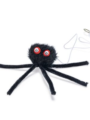 Beeztees Kedi Oyuncağı, Elastik İpli Örümcek, 17cm