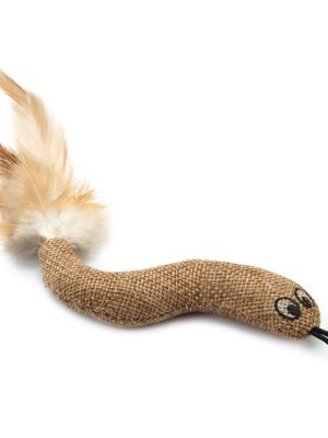 Beeztees Kedi Oltası Oyuncağı, Sisal ve Tüylü, 430300 ile kullanılabilir, 18cm