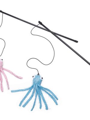 Beeztees Kedi Oltası, Zilli, Peluş Ahtapot,