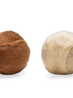 Beeztees Kedi Oyuncağı, Top, Peluş, Çeşitli Renklerde, 4cm