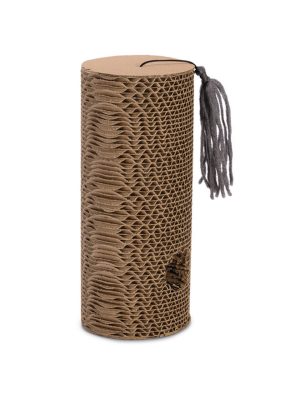 Beeztees Kedi Oyuncağı, Karton Silindir ve Püskül, 23x10x10cm