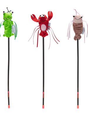 Beeztees Kedi Oltası, Oyuncaklı, Peluş, Kurdelalar, Çeşitli Renklerde, 40cm