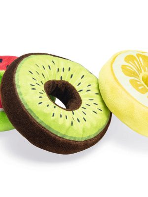 Beeztees Köpek Oyuncağı, Donut, Peluş, Çeşitli Renklerde, 12x12x5cm