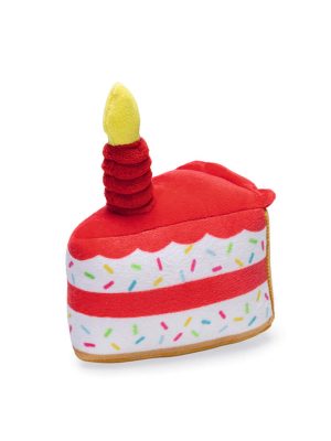 Beeztees Köpek Oyuncağı, Pasta Dilimi, Peluş, Renkli, 19x14x11cm