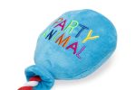Beeztees Köpek Oyuncağı, Parti Balonu, Peluş, Mavi, 39x13x7,5cm - Görsel 9