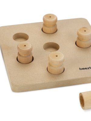 Beeztees Köpek Zeka Geliştirme Oyuncağı, Ahşap, 18x18x3cm