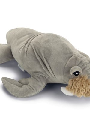 Beeztees Köpek Oyuncağı, Mors, Peluş, Gri, 34x24x19cm