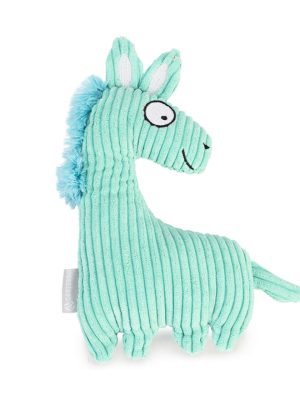 Beeztees Köpek Oyuncağı, Sesli, At, Kadife, Mavi, 23x13x4cm