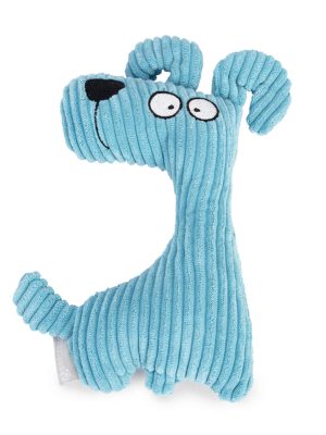 Beeztees Köpek Oyuncağı, Sesli, Köpek, Kadife, Mavi, 23x14x4cm