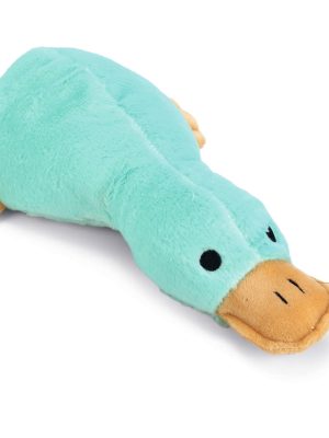 Beeztees Köpek Oyuncağı, Sesli, Ördek, Peluş, Turkuaz, 32x20x9cm