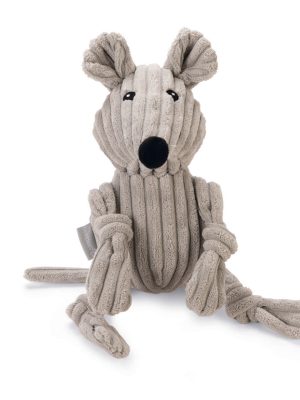 Beeztees Köpek Oyuncağı, Fare, Kadife, Gri, 30x11x11,5cm