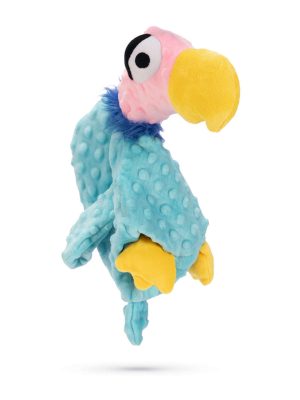 Beeztees Köpek Oyuncağı, Papağan, Peluş, Turkuaz, 38x15x10cm