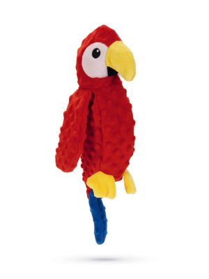 Beeztees Köpek Oyuncağı, Papağan, Peluş, Kırmızı, 43x14x8cm